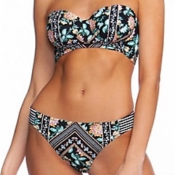 2 pcs Nanette Lepore Diamond Vines Bikini Sz 8 NWT - Picture 5 of 12